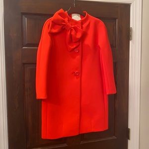 Kate Spade Pink Bow Kendall Coat